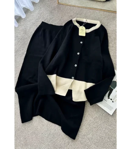 Set Cardigan Lengan Panjang